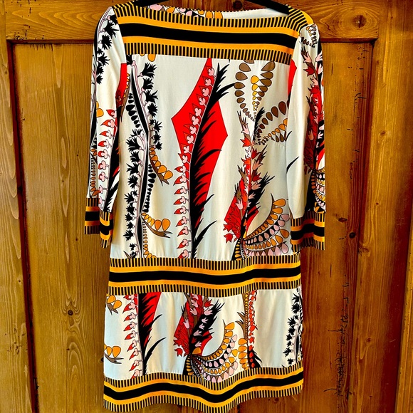 Ali Ra Dresses & Skirts - Ali Ra Dress cream with black gold orange and brown size 10